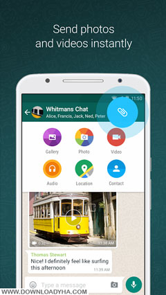 دانلود WhatsApp Messenger 2.12.511 - مسنجر واتس اپ اندروید