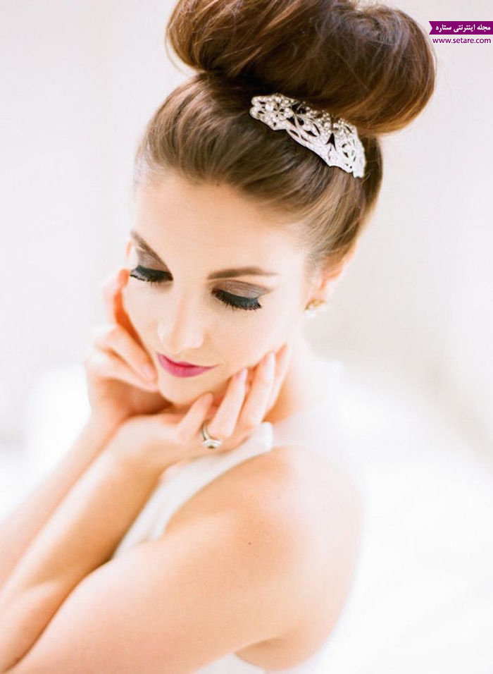 زیباترین مدل موی عروس - عکس مدل عروس - مدل مو - آرایش عروس - مدل آرایش مو