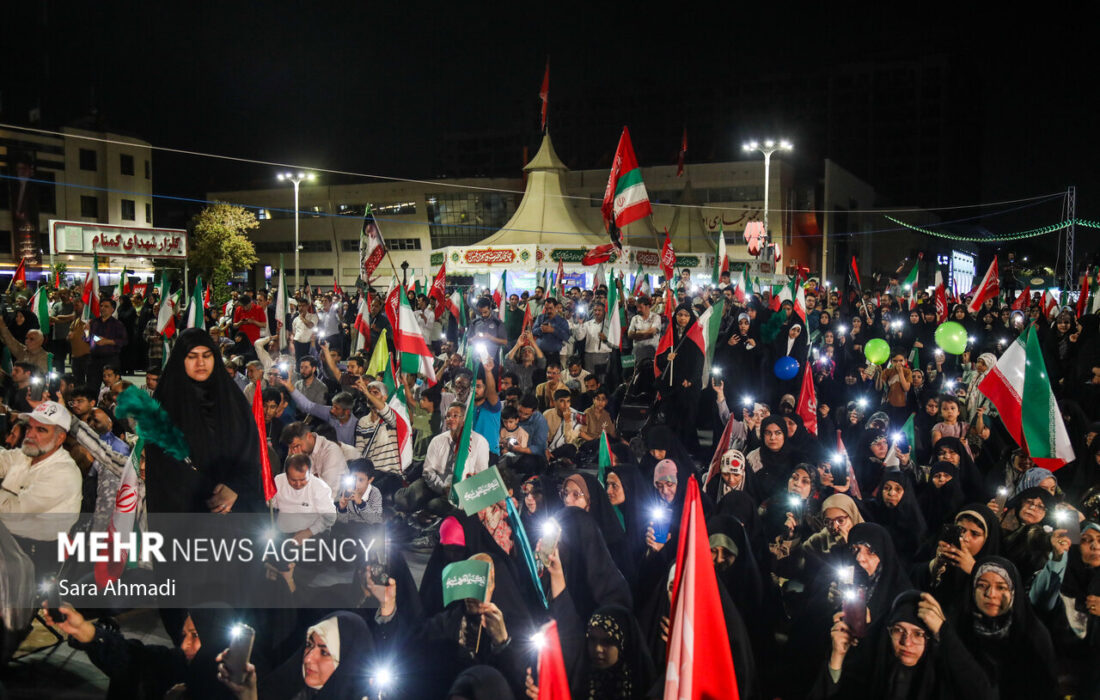 مواکب فرهنگی و هنری در اجتماع تجدید بیعت با امام زمان(عج) مشهد
