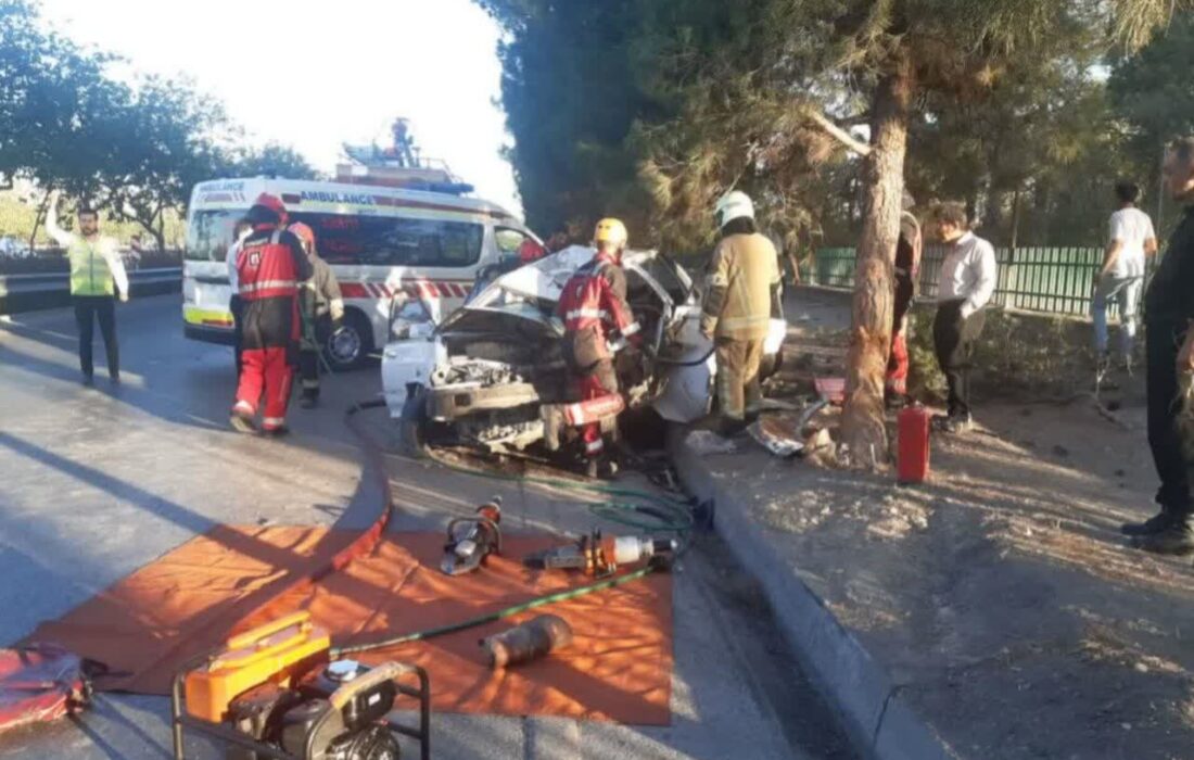 واژگونی مرگبار خودروی پراید در مشهد