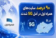 ۹۰ درصد سایت‌های همراه اول در آمل نسل پنج شدند