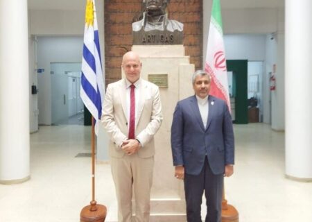 ملاقات سفیر جمهوری اسلامی ایران در اروگوئه با شهردار کانلونس