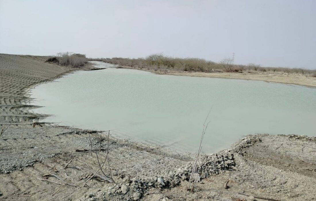 مدیریت روانآب در منطقه «چگردانلاش» شهرستان کنارک