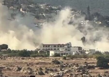 تجاوز رژیم صهیونیستی به جنوب لبنان با بمب‌های فسفری