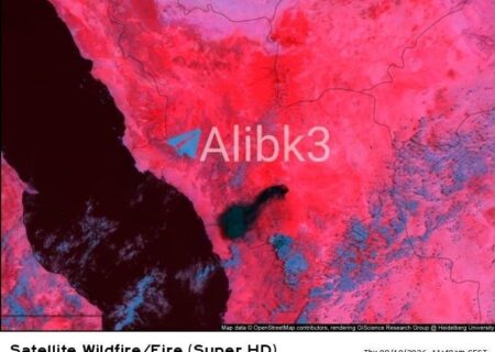 آتش‌سوزی بزرگ در خط لوله نفت شرق به غرب عربستان
