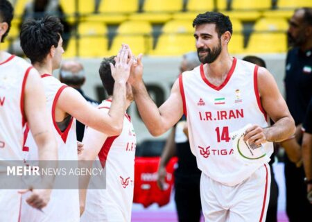 صعود تیم ملی بسکتبال به مرحله یک چهارم نهایی با غلبه بر اردن