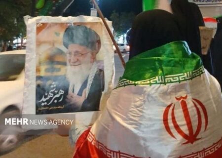 راهپیمایی مردم مرکز خراسان شمالی در شب‌های ایستادگی و مقاومت