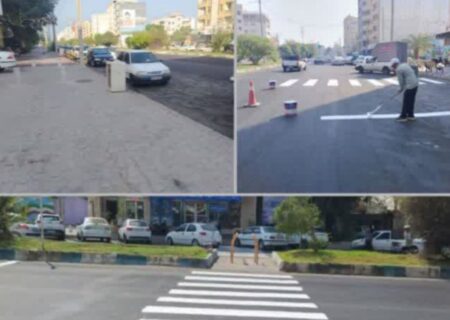 معابر بوشهر در آستانه آغاز سال تحصیلی رنگ‌آمیزی و آماده‌سازی شد