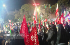 گنبدی‌ها در شب ۲۰۸، هم‌صدا پای آرمان‌های انقلاب ایستادند