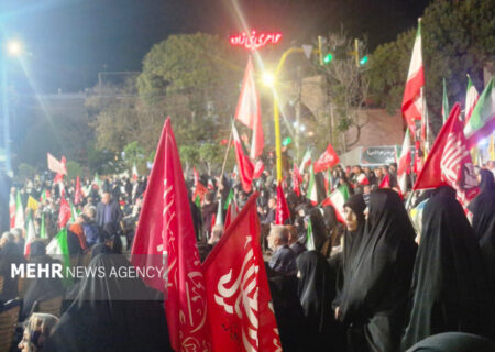 گنبدی‌ها در شب ۲۰۸، هم‌صدا پای آرمان‌های انقلاب ایستادند