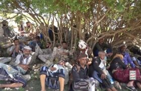 تصاویر تسلیم شدن مزدوران سعودی به نیروهای مسلح یمن