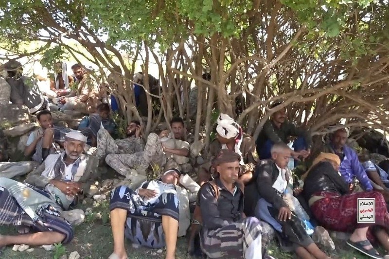تصاویر تسلیم شدن مزدوران سعودی به نیروهای مسلح یمن
