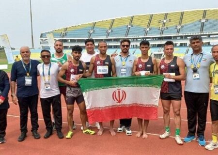 برنز ۴ در ۱۰۰ متر آخرین مدال تیم ملی ایران؛ پایان کار با ۱۲ مدال