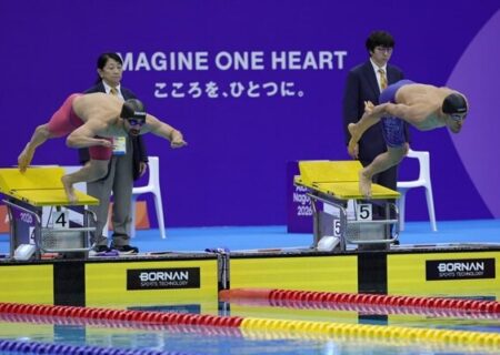 پاراشناگران ایران قهرمان و نایب قهرمان ۱۰۰متر قورباغه شدند